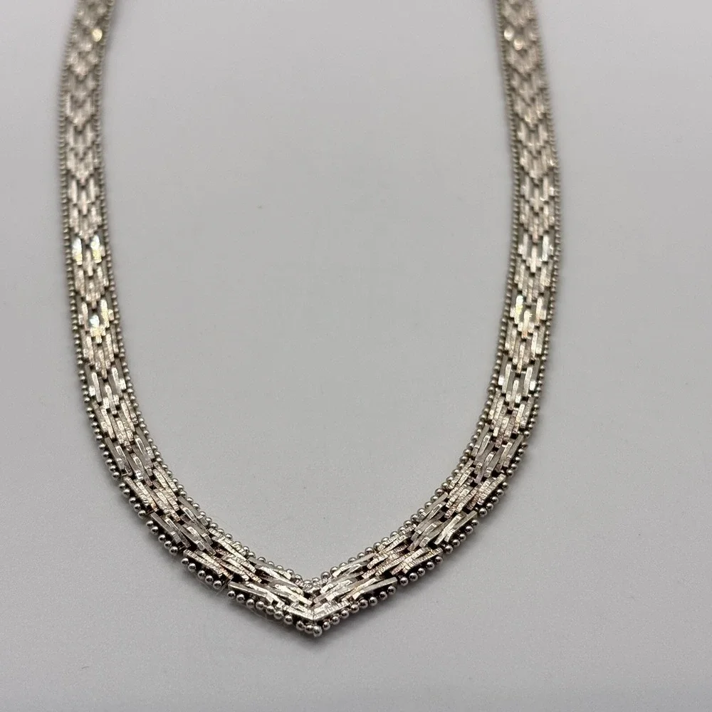 Vintage Riccio Necklace Sterling 925 Silver Italy 32 grams